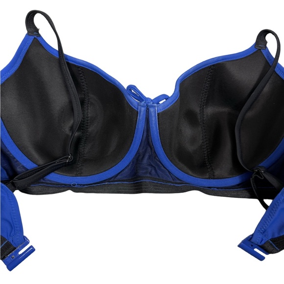 Pour Moi Blue Swimsuit top size 36H - Picture 4 of 9